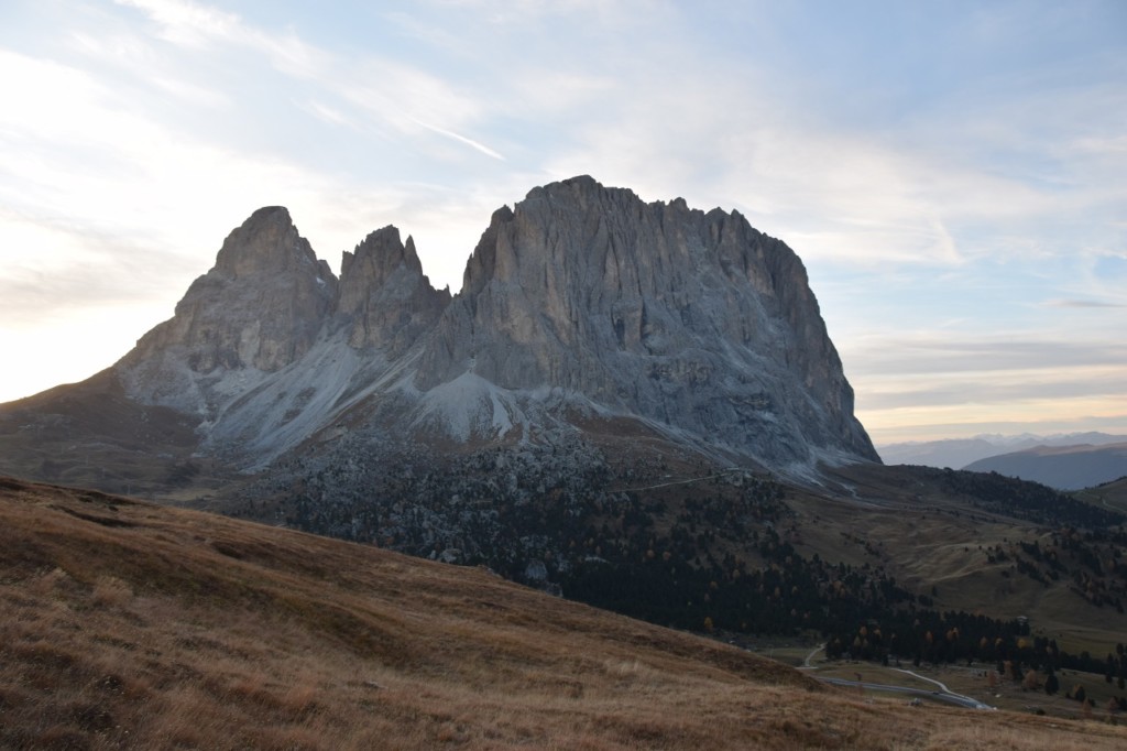 Punta Grohmann vue du col Sella